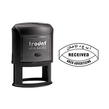 Colop Printer Oval 55 Black